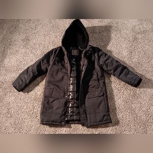 Winter Jacket. Urban Republic Mens Size XLarge black  with Zipper and Button